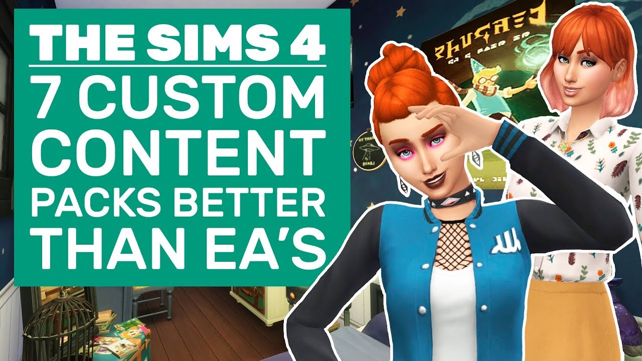 the sims 4 custom content pack